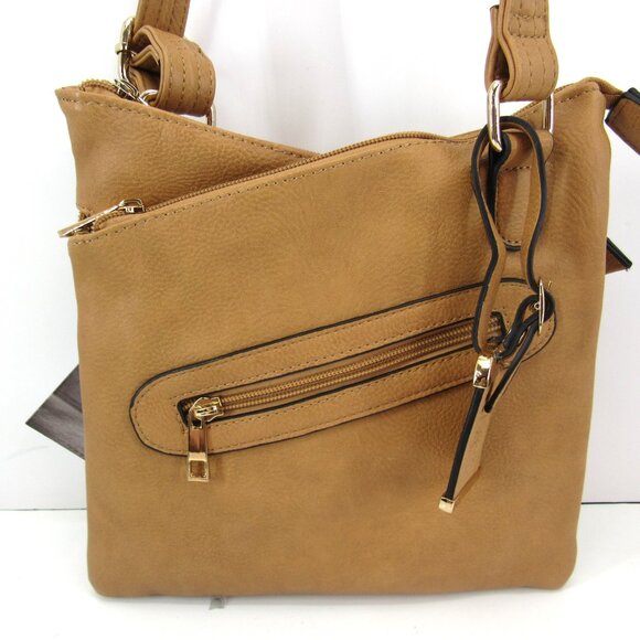 Bulldog Crossbody Concealed Carry Purse Bdp032 Dual Pouch Pocket and Dust Bag - Picture 4 of 12